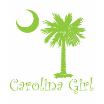 Lime Green Carolina Girl t-shirts