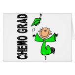 Lime Green CHEMO GRAD 1 (Non-Hodgkins Lymphoma) Greeting Card