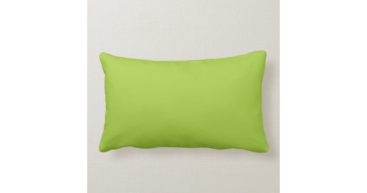 Lime Green Chevron Lumbar Pillow Zazzle