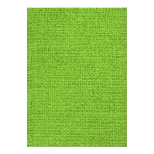 Lime Green Country Burlap Bridal Shower Invitation