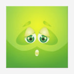 Lime Green Cutie Bubble canvas prints