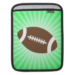 Lime Green Football iPad Sleeve