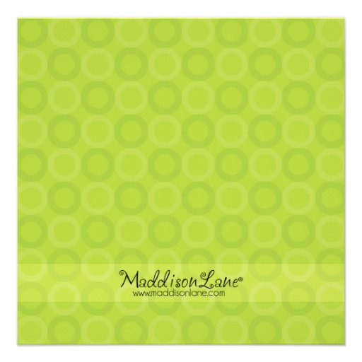 Lime Green Pin Pals Bowling Birthday Party Invites