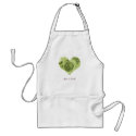 Lime Green Rose Heart Love 'n Cook! Apron