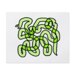 Lime Green Snake. Personalized Flyer