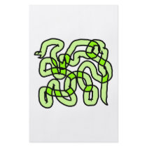Lime Green Snake. Flyer
