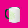 Lime Green Snowflake Mug Lime Green Snowflake Mug