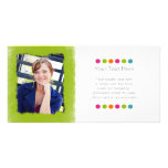 Lime Green Sponge Photo Frame Photo Cards photo cards