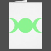 Lime Green Triple Goddess cards