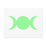 Lime Green Triple Goddess Post Card
