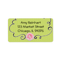 Lime Green with Daisy labels