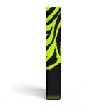 Lime Green Zebra Print Sweet 16 Binder