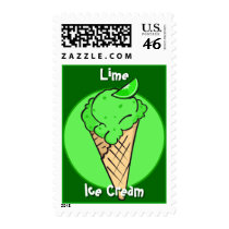 Lime Ice Cream Postage postage