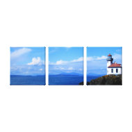 Lime Kiln Lighthouse wrappedcanvas