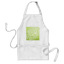 Lime Leopard Print aprons