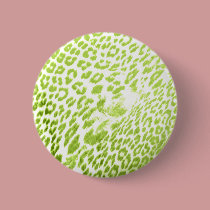 Lime Leopard Print buttons