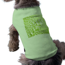 Lime Leopard Print pet clothing