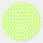 Lime Moroccan Tile Stickers stickers