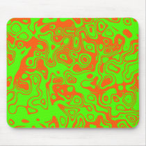 Lime & Orange Mousepad mousepads