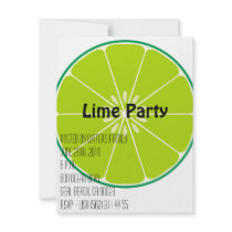 Lime Party Invitation