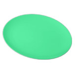 Lime Pizaz Party Plate.