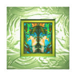 Lime pudding illusion canvas wrapped