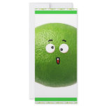 lime personalized rack card