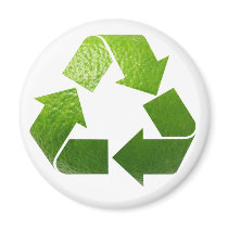 Lime Recycle Magnet