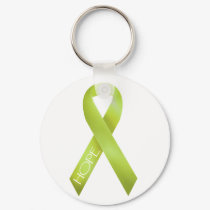 Lime Ribbon keychains