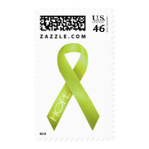 Lime Ribbon postage