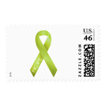 Lime Ribbon postage