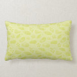 Lime Seashell Pattern Pillows