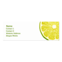 Lime Slice Business Card