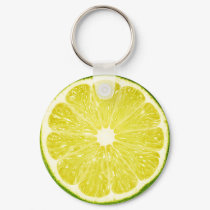 Lime Slice keychains