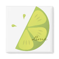 Lime SLice magnets by candystore Lime SLice magnets