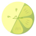 Lime Slice stickers