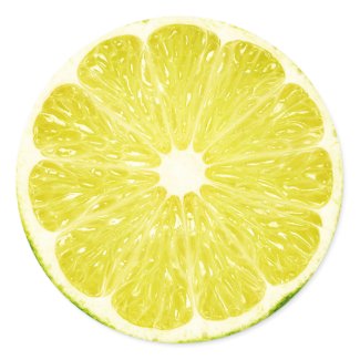 Lime Slice sticker