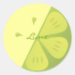 Lime Slice Stickers