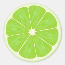 Lime Slice Stickers
