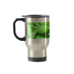 Lime Statuary Bird Travel mugs