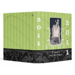 Lime Striped Senior Year Planner Your Senior Photo 3 Ring Binder