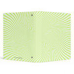 Lime Swirlies binders