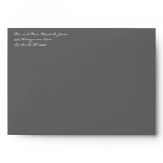 Lime Tree Swirl Wedding Envelopes envelope