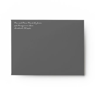 Lime Tree Swirl Wedding Envelopes envelope
