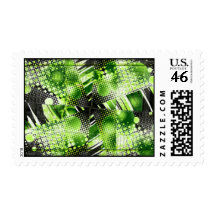 Lime Twist Postage Stamp