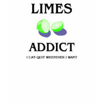Limes Addict t-shirts by foodshirts Limes Addict t-shirts