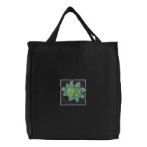 Limes embroidered bags by ZazzleEmbroidery Limes embroidered bags