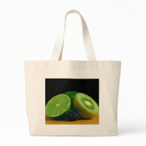 Limes Kiwis Berry Berries Tote Bag