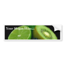 Limes Kiwis Berry Berries Bumper Stickers