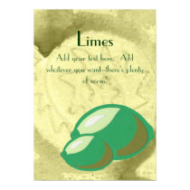 Limes Poster posters